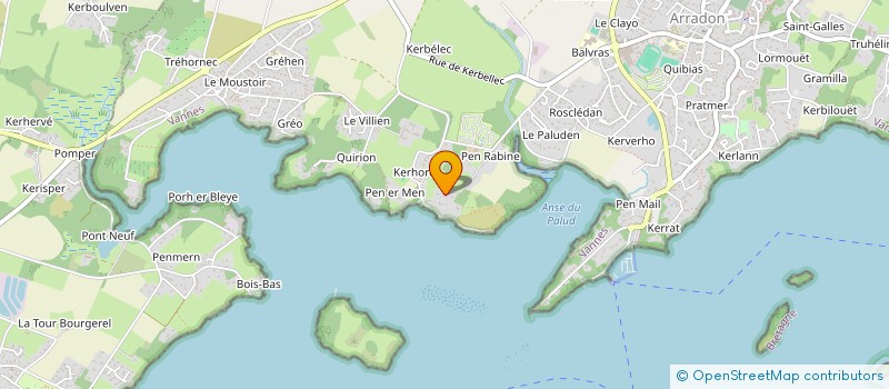 localisation de l'entreprise SCI DES CAIRNS  ARRADON