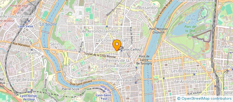 localisation de l'entreprise SCI DES CALLUNES  LYON