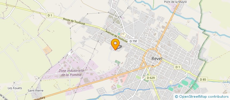 localisation de l'entreprise SCI DES CAMELIAS  REVEL