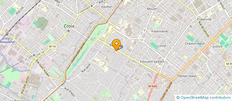 localisation de l'entreprise SCI DES CAMELIAS  ROUBAIX