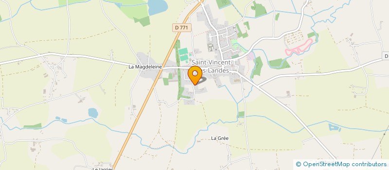 localisation de l'entreprise SCI DES CAMELIAS  SAINT-VINCENT-DES-LANDES