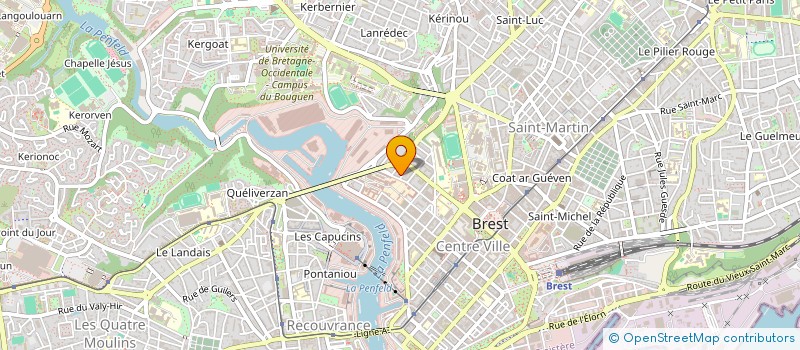 localisation de l'entreprise SCI DES CAMELIAS à BREST