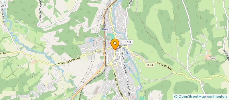 localisation de l'entreprise SCI DES CAMELIAS  GAN