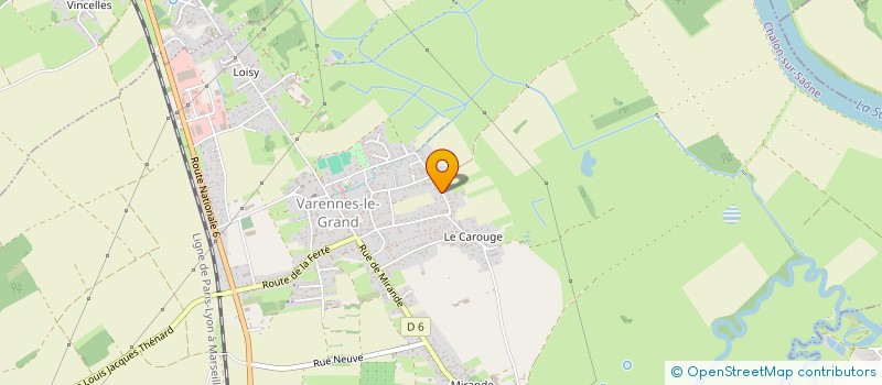 localisation de l'entreprise SCI DES CAMELINS  VARENNES-LE-GRAND