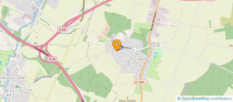 localisation de l'entreprise SCI DES CAMPANULES  DURY