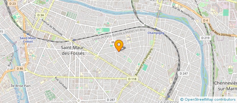 localisation de l'entreprise SCI DES CANADIENS à SAINT-MAUR-DES-FOSSES