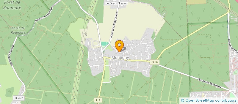 localisation de l'entreprise SCI DES CANADIENS  MONTIGNY