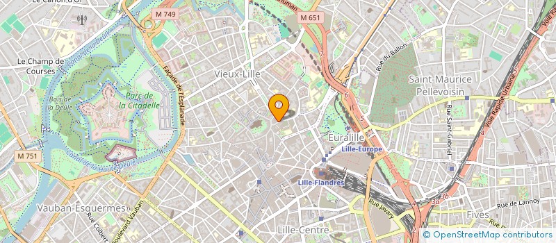 localisation de l'entreprise SCI DES CANONNIERS à LILLE