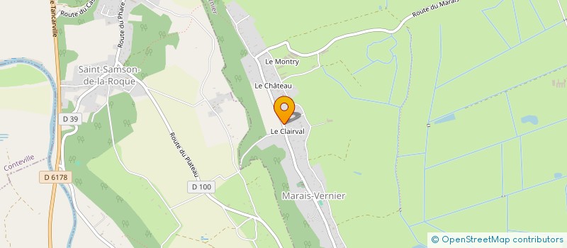 localisation de l'entreprise SCI DES CANONS  MARAIS-VERNIER