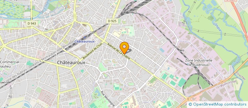 localisation de l'entreprise SCI DES CANTINIERS à CHATEAUROUX