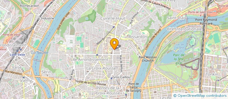 localisation de l'entreprise SCI DES CANUTS  LYON