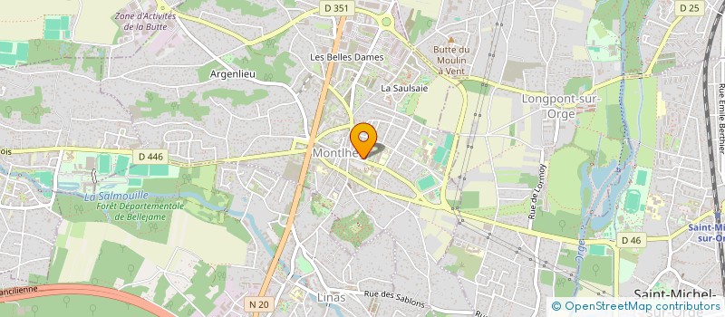 localisation de l'entreprise SCI DES CAPETIENS  MONTLHERY