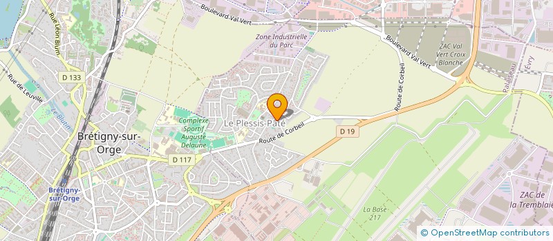 localisation de l'entreprise SCI DES CAPETTES  LE PLESSIS-PATE