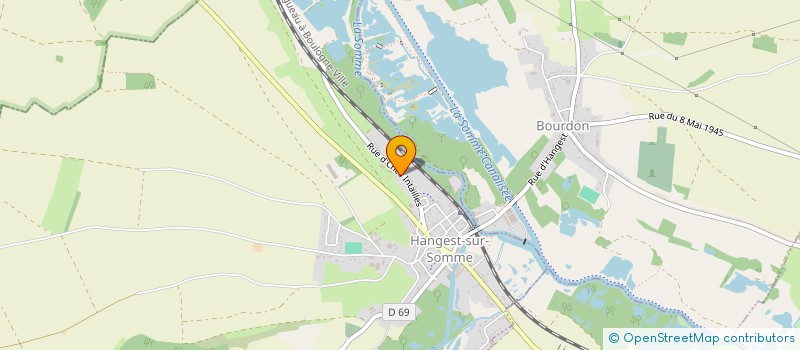 localisation de l'entreprise SCI DES CAPONI  HANGEST-SUR-SOMME