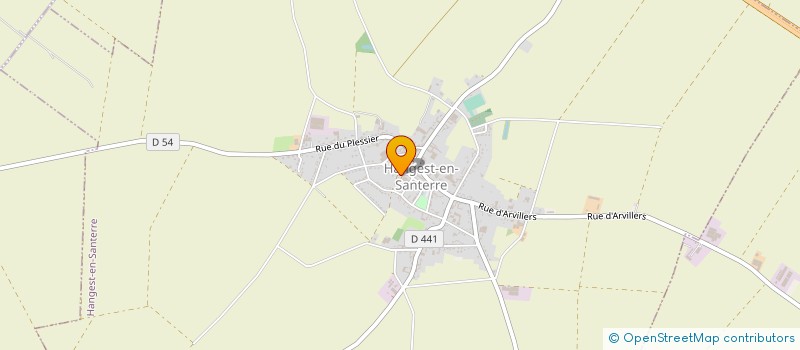 localisation de l'entreprise SCI DES CAPPERONNIERS  HANGEST-EN-SANTERRE