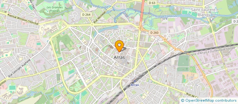 localisation de l'entreprise SCI DES CAPUCINES à ARRAS