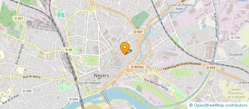 localisation de l'entreprise SCI DES CAPUCINES à NEVERS