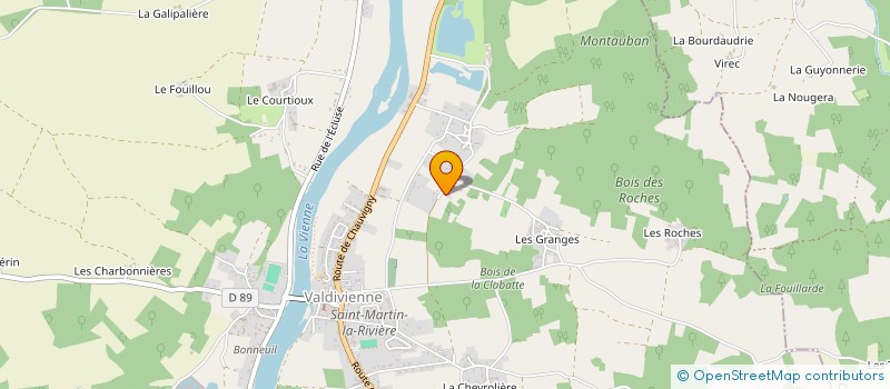 localisation de l'entreprise SCI DES CAPUCINES  LEIGNES-SUR-FONTAINE