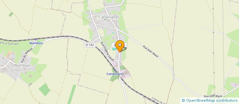 localisation de l'entreprise SCI DES CAPUCINES  CATTENIERES