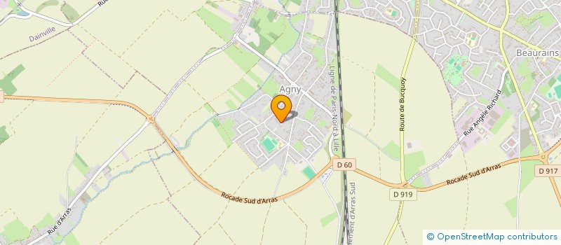 localisation de l'entreprise SCI DES CAPUCINES 62  AGNY