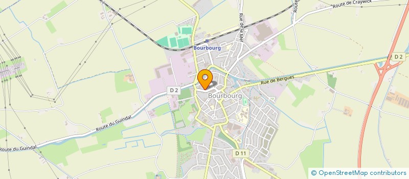 localisation de l'entreprise SCI DES CAPUCINES  BOURBOURG