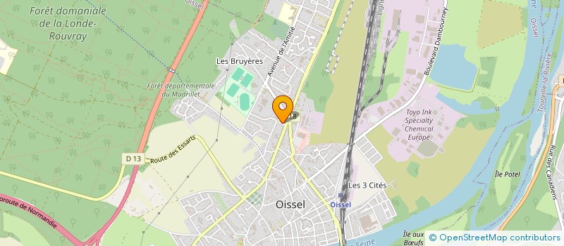 localisation de l'entreprise SCI DES CAPUCINS 2  CAUDEBEC-LES-ELBEUF