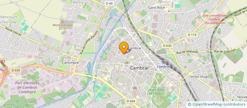 localisation de l'entreprise SCI DES CAPUCINS à CAMBRAI