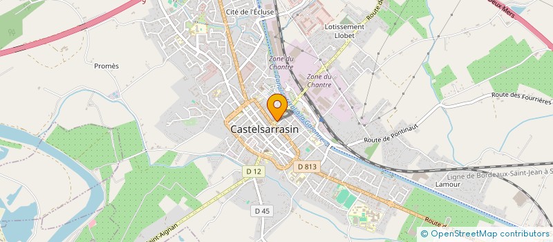 localisation de l'entreprise SCI DES CAPUCINS  CASTELSARRASIN