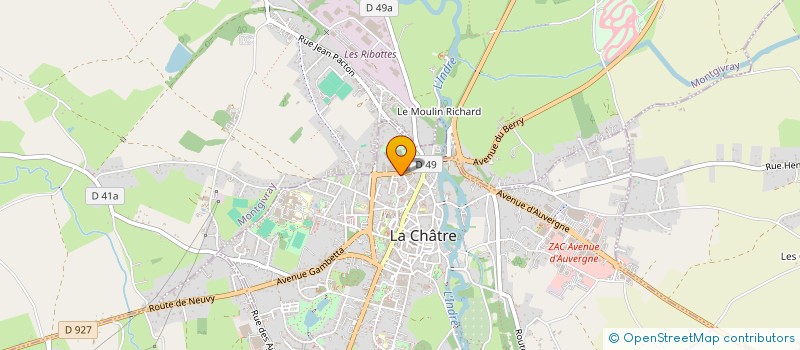 localisation de l'entreprise SCI DES CAPUCINS à LA CHATRE