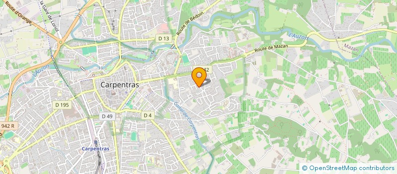 localisation de l'entreprise SCI DES CAPUCINS  CARPENTRAS