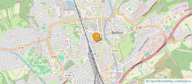 localisation de l'entreprise SCI DES CAPUCINS à BELFORT