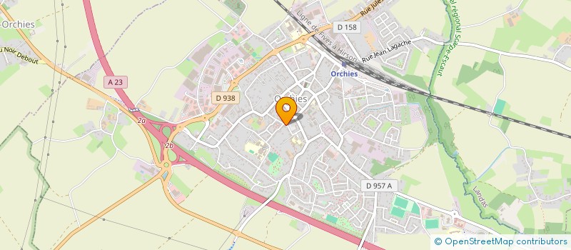 localisation de l'entreprise SCI DES CAPUCINS  ORCHIES