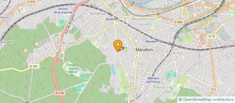 localisation de l'entreprise SCI DES CAPUCINS à MEUDON