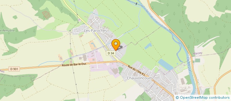 localisation de l'entreprise SCI DES CAPUCINS à CHAUVONCOURT