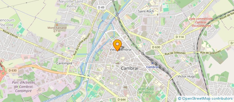 localisation de l'entreprise SCI DES CAPUCINS à CAMBRAI