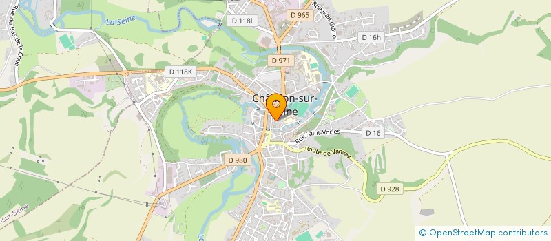 localisation de l'entreprise SCI DES CAPUCINS  CHATILLON-SUR-SEINE