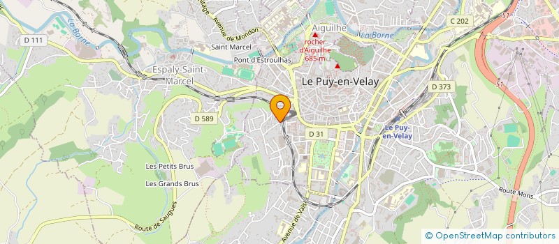 localisation de l'entreprise SCI DES CAPUCINS  LE PUY-EN-VELAY