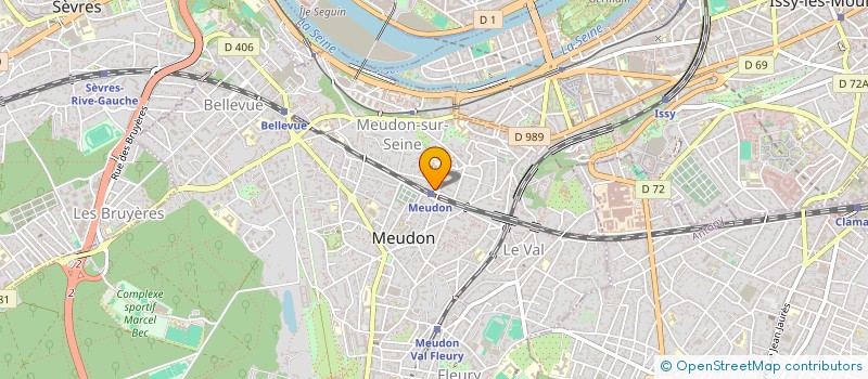 localisation de l'entreprise SCI DES CAPUCINS à MEUDON
