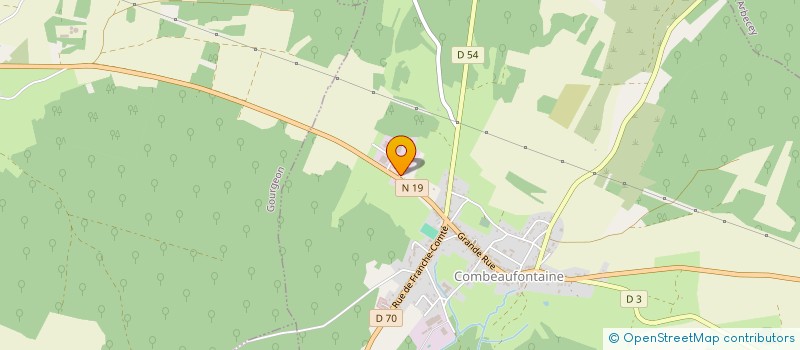 localisation de l'entreprise SCI DES CARABINIERS  COMBEAUFONTAINE