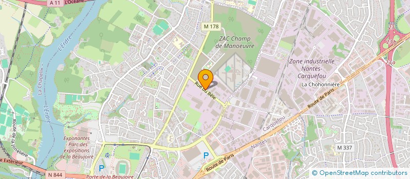 localisation de l'entreprise SCI DES CARENES à NANTES