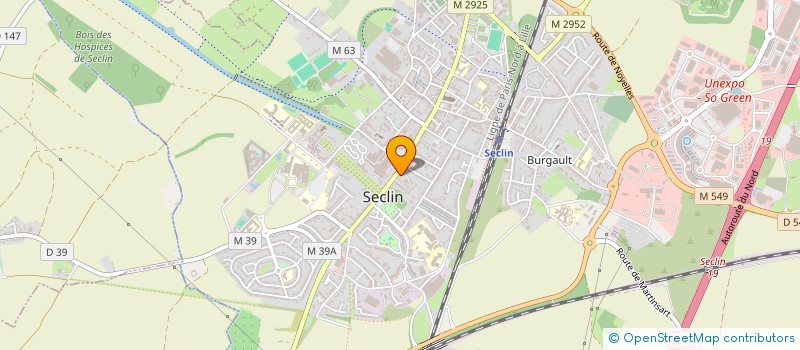 localisation de l'entreprise SCI DES CARIATIDES  SECLIN