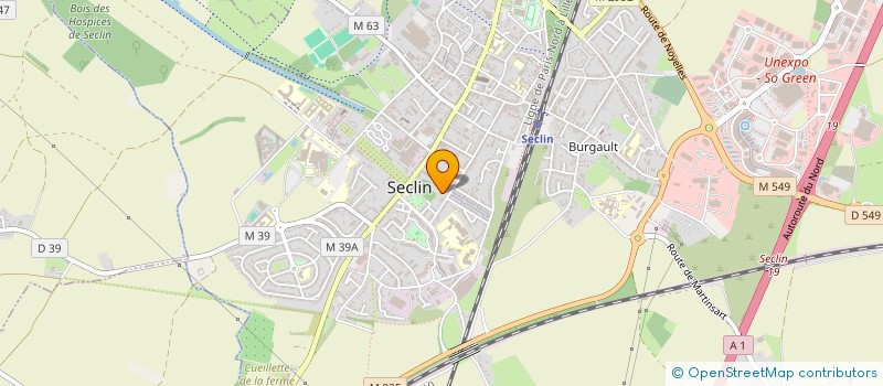 localisation de l'entreprise SCI DES CARLIERS à SECLIN