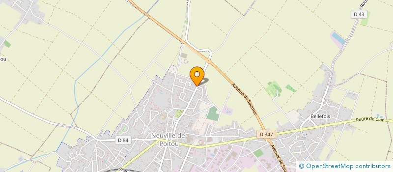 localisation de l'entreprise SCI DES CARMELITES  NEUVILLE-DE-POITOU