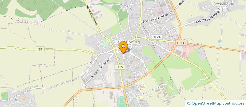 localisation de l'entreprise SCI DES CARMES  LE NEUBOURG