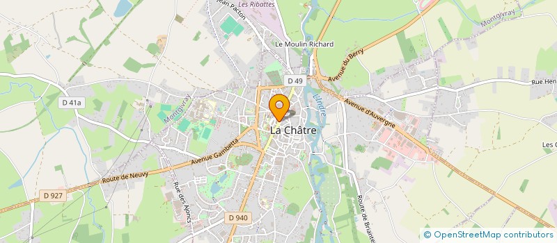 localisation de l'entreprise SCI DES CARMES à LA CHATRE
