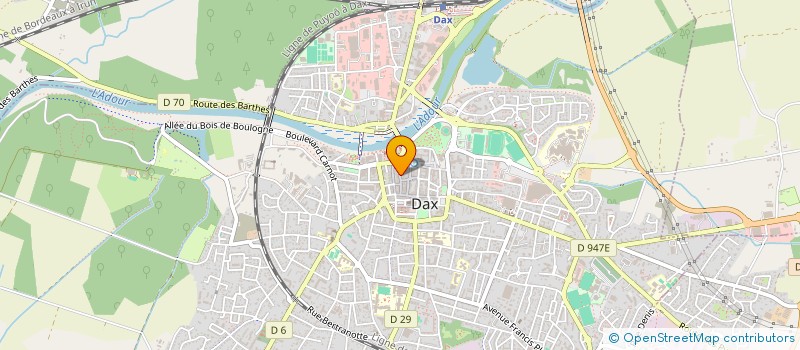 localisation de l'entreprise SCI DES CARMES à DAX