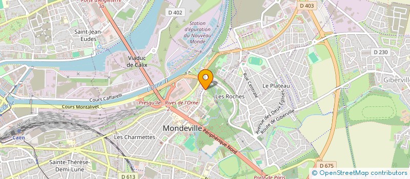 localisation de l'entreprise SCI DES CARMES à MONDEVILLE