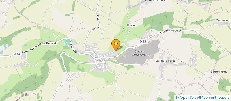 localisation de l'entreprise SCI DES CARPAT  ARTAS