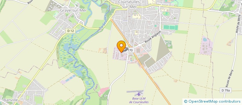 localisation de l'entreprise SCI DES CARREAUX à COURSEULLES-SUR-MER