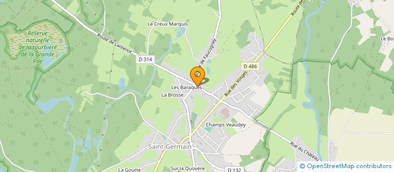 localisation de l'entreprise SCI DES CARRIERES  SAINT-GERMAIN